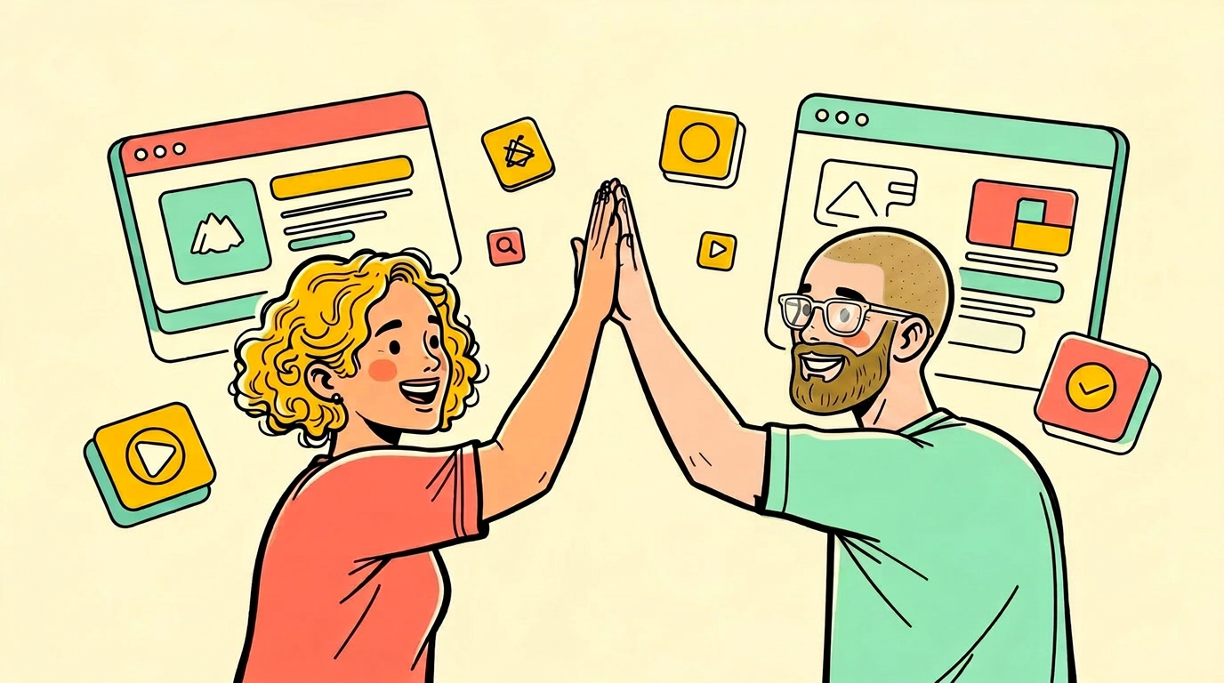 Kristina und Alex – Weblokks Webentwickler-Duo